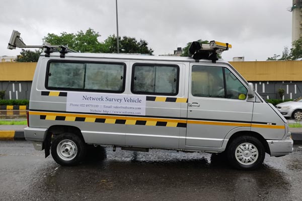 Network Survey Vehicles(NSV) with GPS Vision